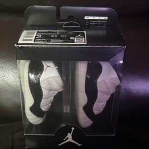 Jordan Baby Booties Black and White